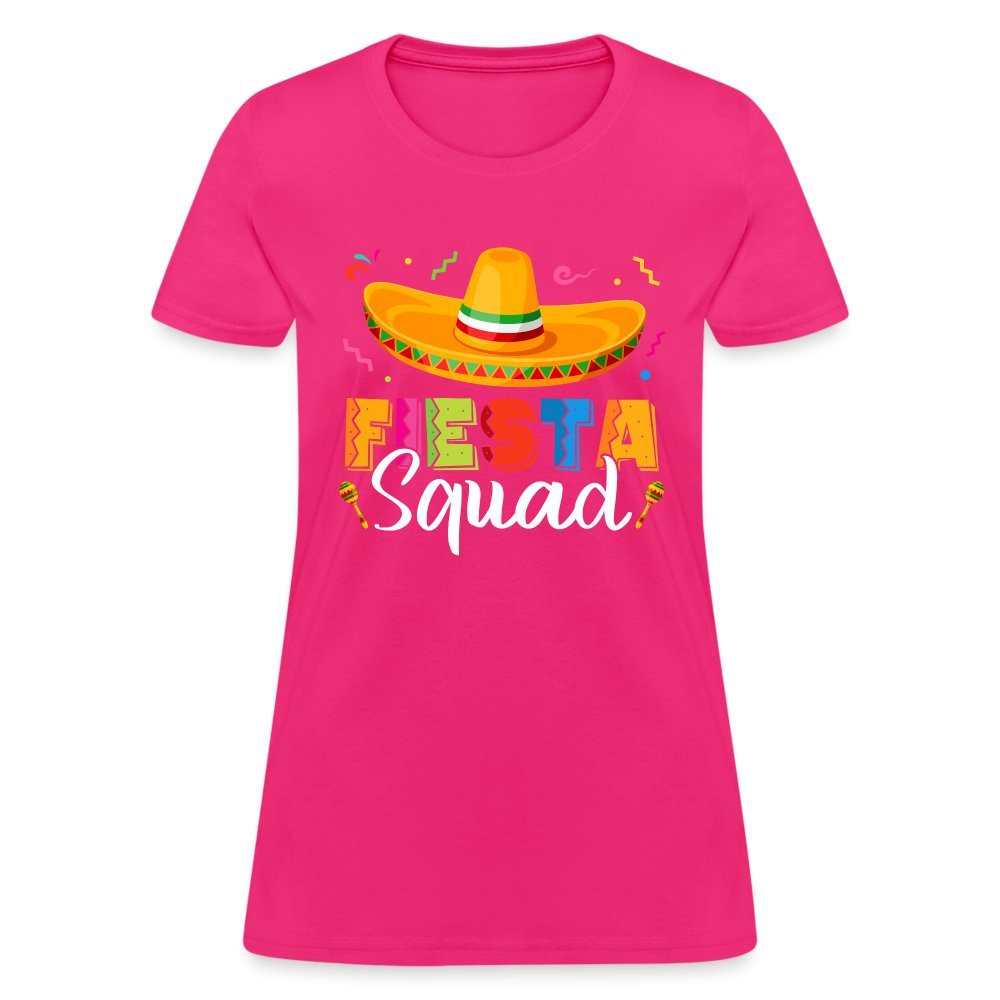 Fiesta Squad Women's T-Shirt (Cinco De Mayo) - fuchsia