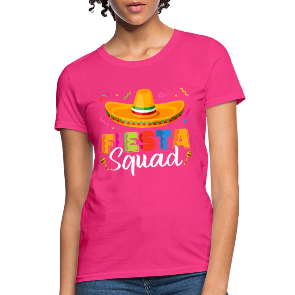 Fiesta Squad Women's T-Shirt (Cinco De Mayo) - fuchsia