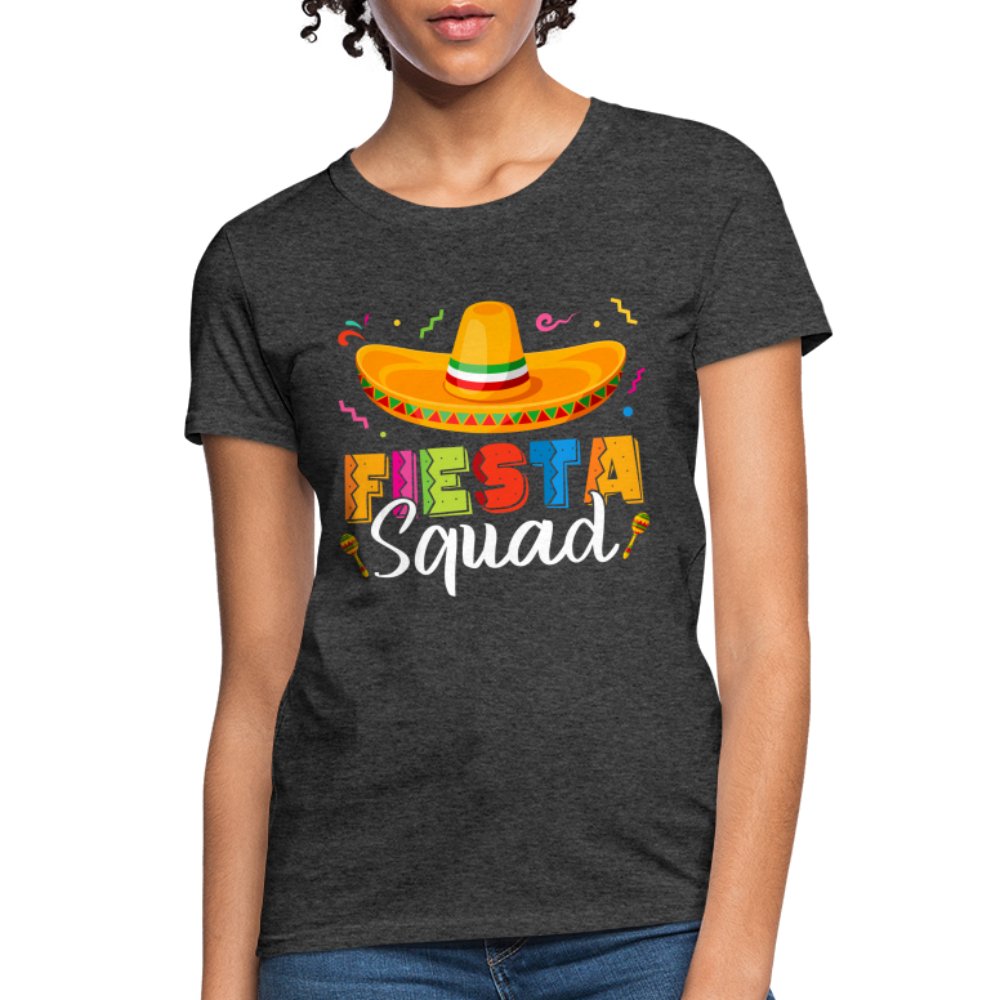 Fiesta Squad Women's T-Shirt (Cinco De Mayo) - heather black