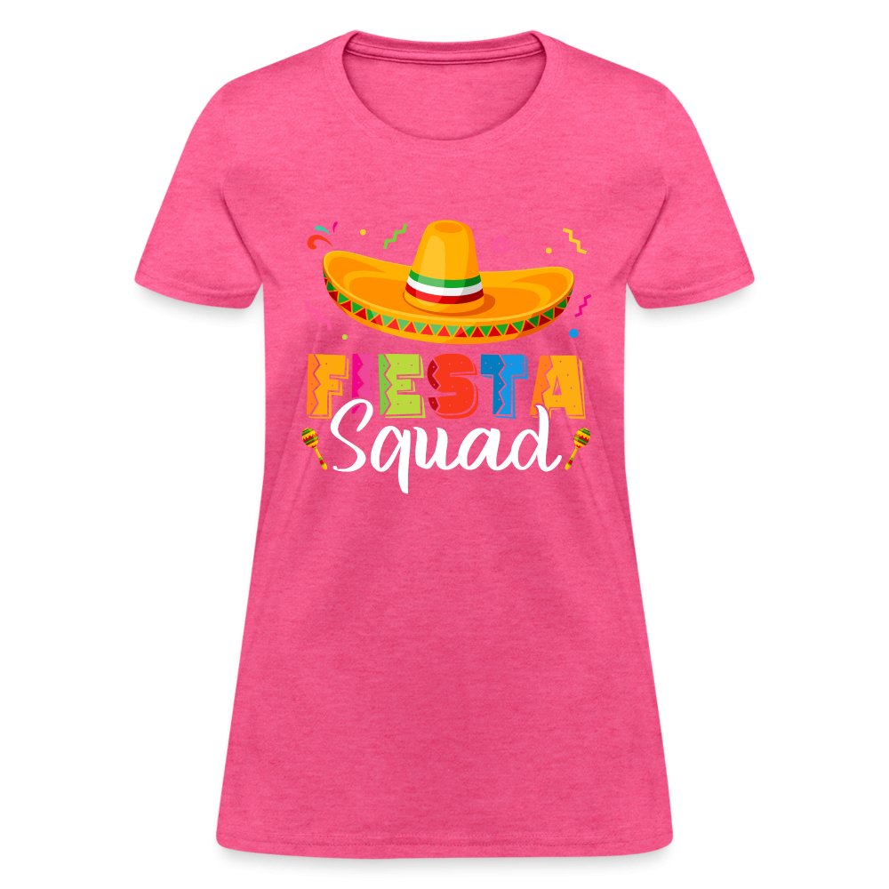 Fiesta Squad Women's T-Shirt (Cinco De Mayo) - heather pink