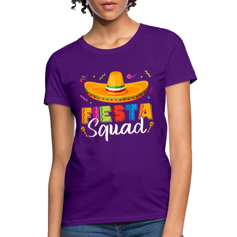 Fiesta Squad Women's T-Shirt (Cinco De Mayo) - purple