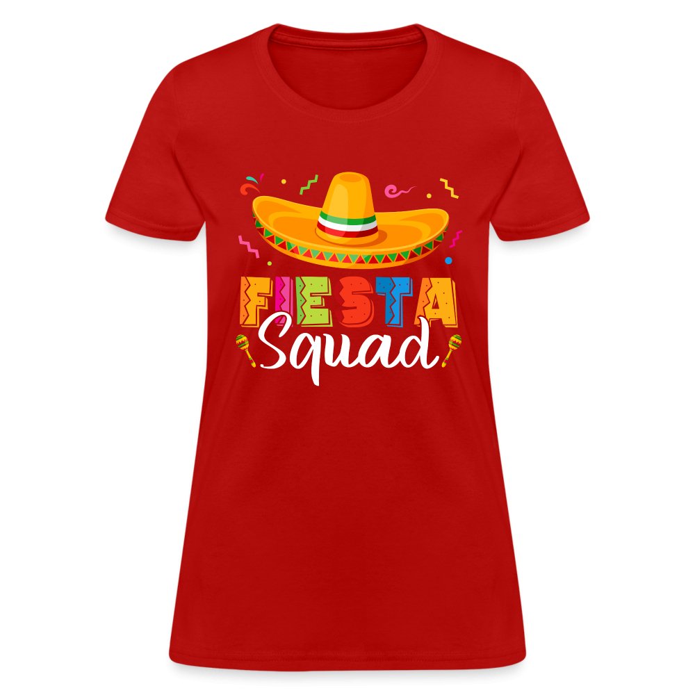 Fiesta Squad Women's T-Shirt (Cinco De Mayo) - red