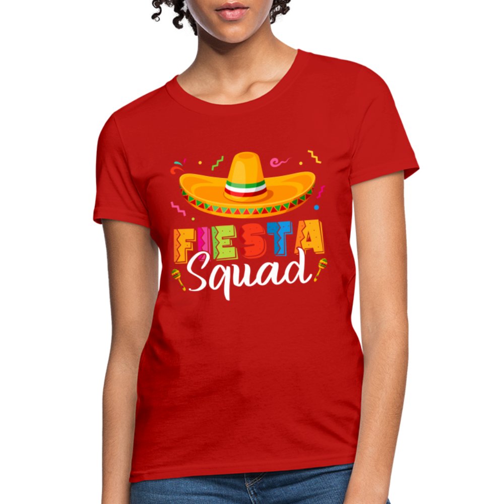 Fiesta Squad Women's T-Shirt (Cinco De Mayo) - red