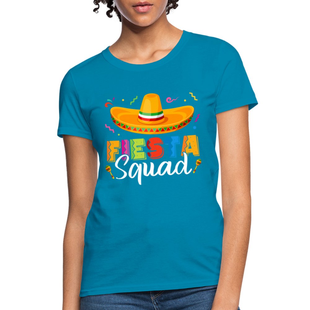 Fiesta Squad Women's T-Shirt (Cinco De Mayo) - turquoise