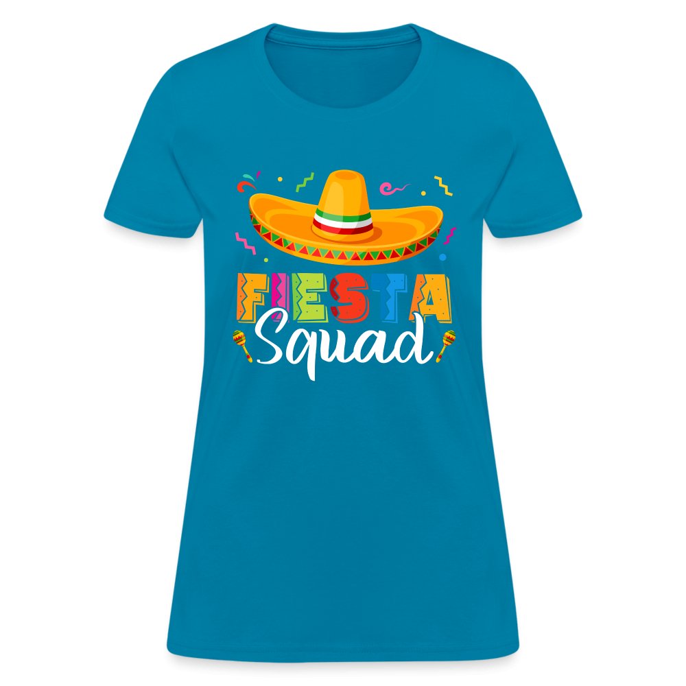 Fiesta Squad Women's T-Shirt (Cinco De Mayo) - turquoise