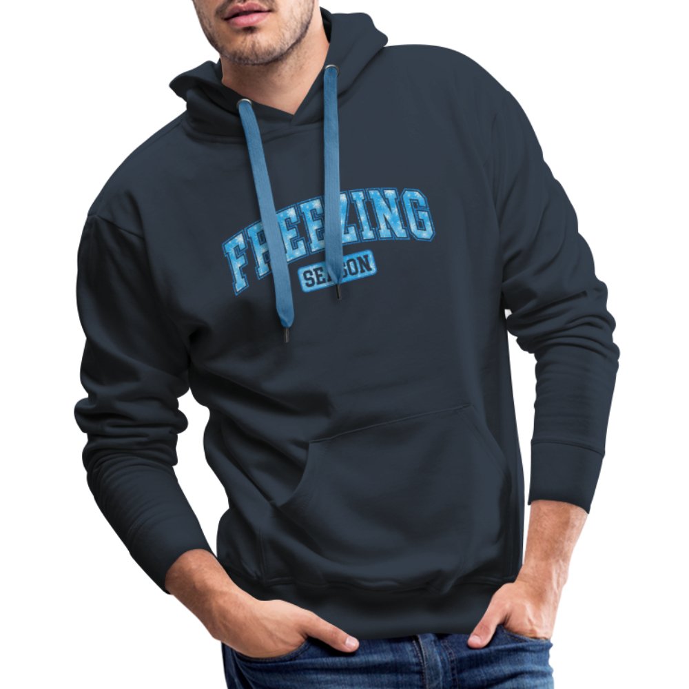 Freezing Season Men’s Premium Hoodie - navy