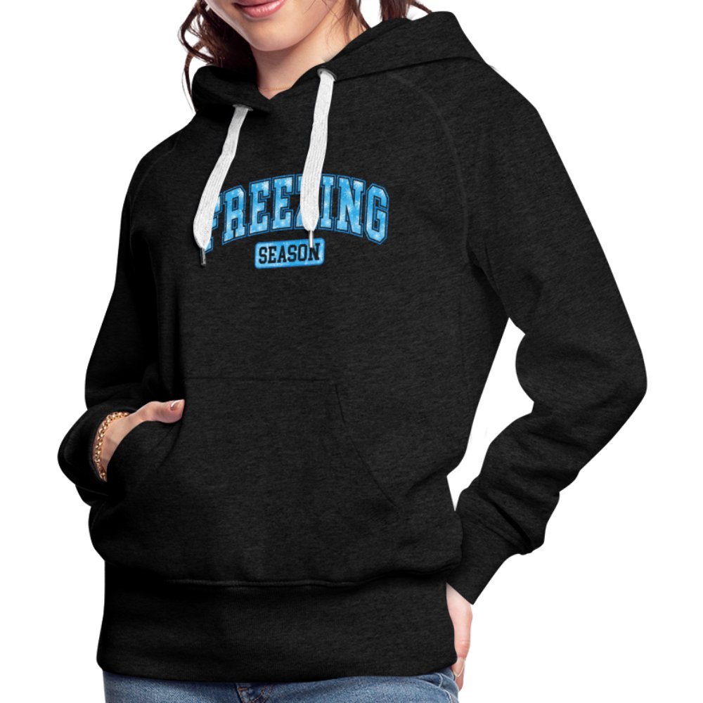 Freezing Season Women’s Premium Hoodie - charcoal grey