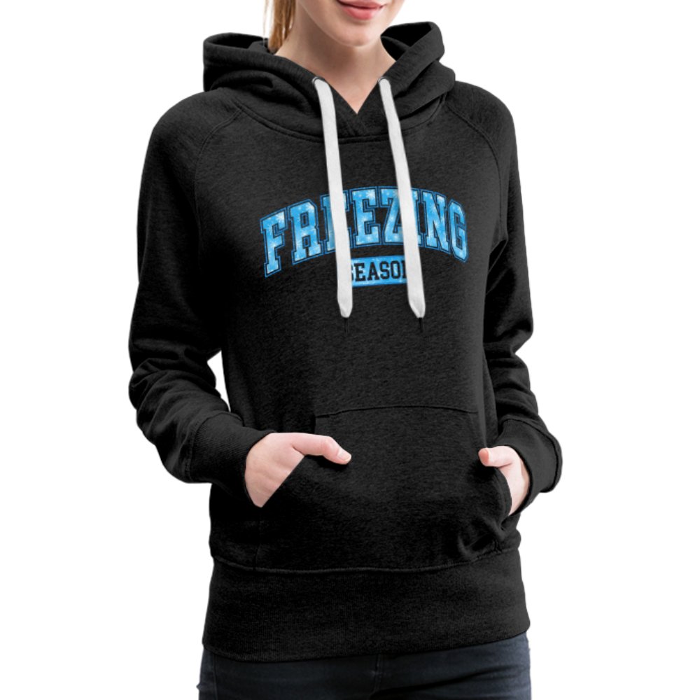 Freezing Season Women’s Premium Hoodie - charcoal grey