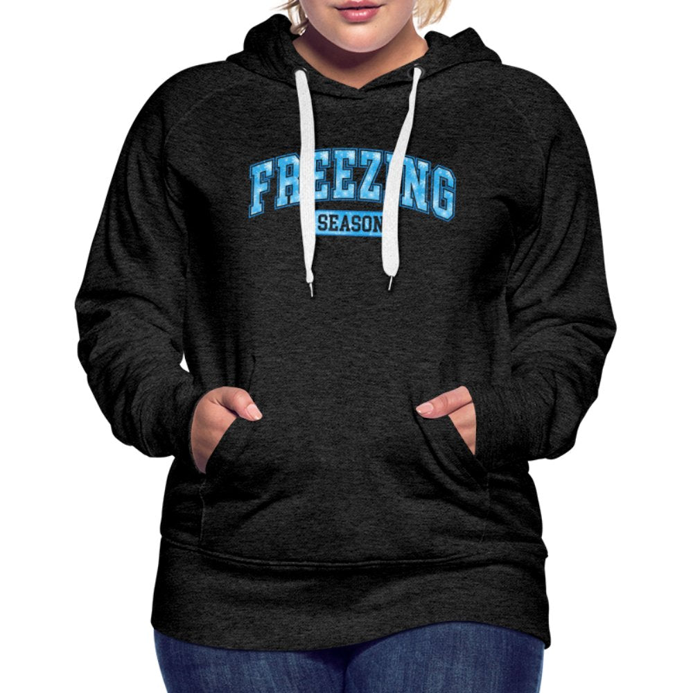 Freezing Season Women’s Premium Hoodie - charcoal grey