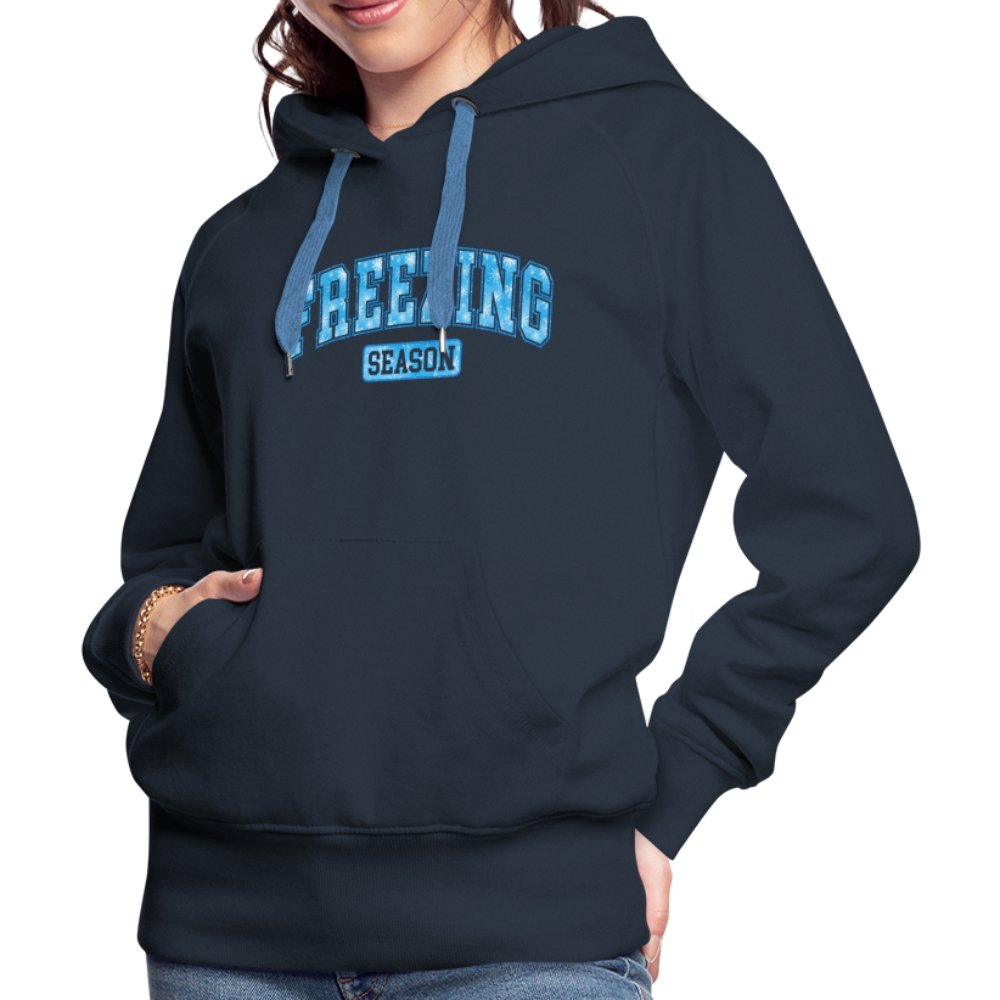 Freezing Season Women’s Premium Hoodie - navy