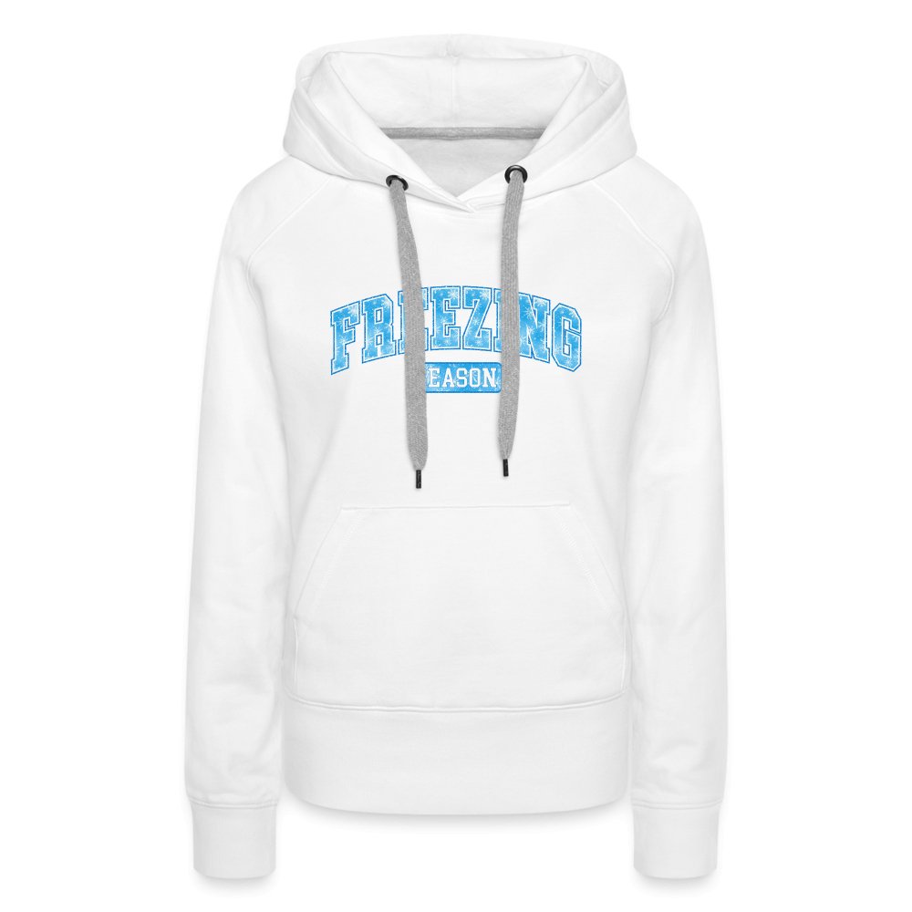 Freezing Season Women’s Premium Hoodie - white