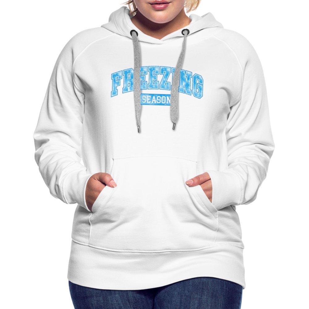 Freezing Season Women’s Premium Hoodie - white