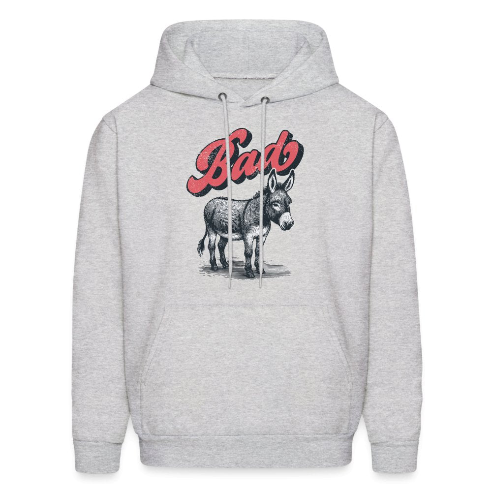 Funny Bad Ass (Donkey) Hoodie - option1# - Men's Hoodie | Hanes P170