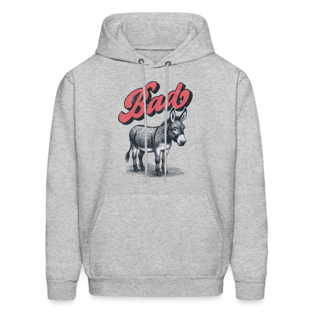 Funny Bad Ass (Donkey) Hoodie - option1# - Men's Hoodie | Hanes P170