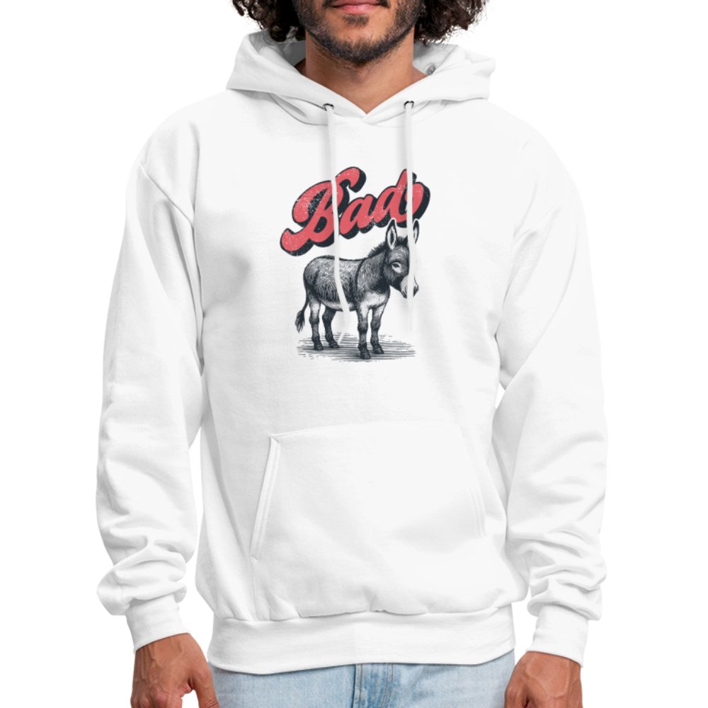 Funny Bad Ass (Donkey) Hoodie - option1# - Men's Hoodie | Hanes P170