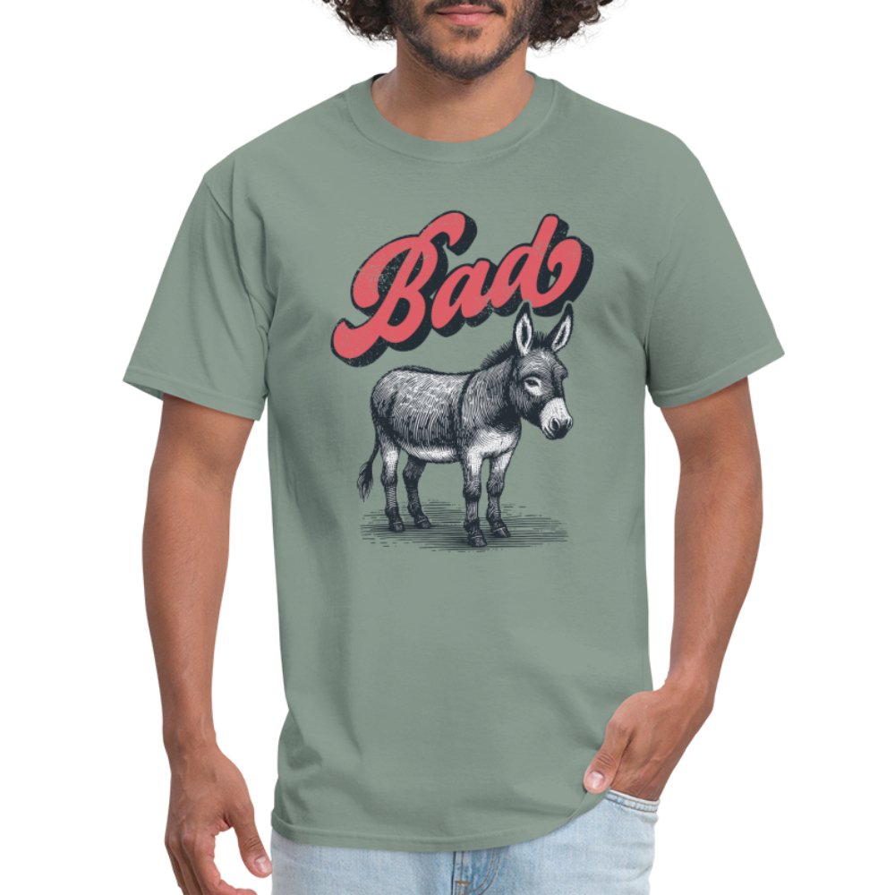 Funny Bad Ass (Donkey) T-Shirt - option1# - Unisex Classic T-Shirt | Fruit of the Loom 3930