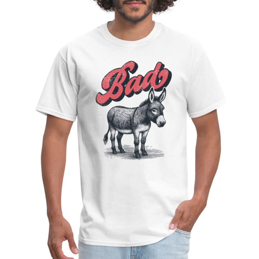 Funny Bad Ass (Donkey) T-Shirt - option1# - Unisex Classic T-Shirt | Fruit of the Loom 3930