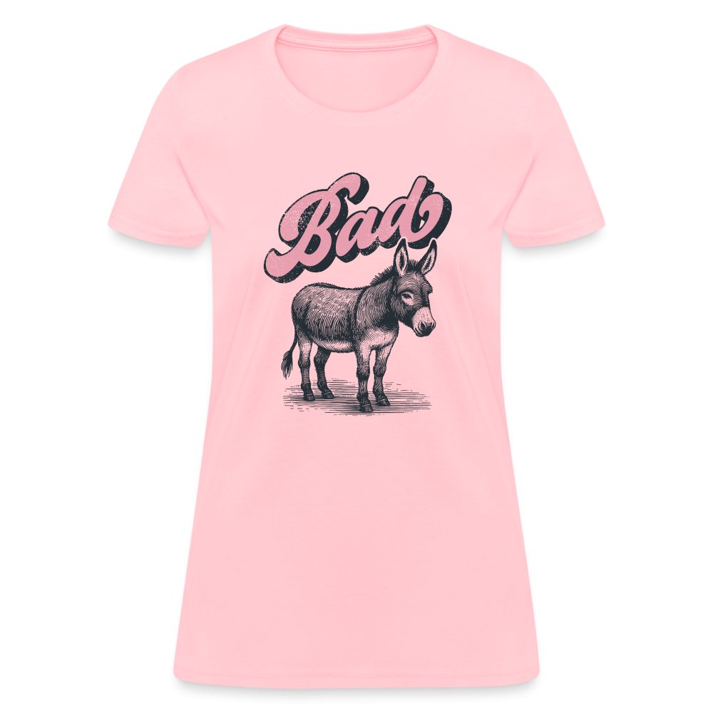 Funny Bad Ass (Donkey) Women's Contoured T-Shirt - option1# - Women's T-Shirt | Fruit of the Loom L3930R