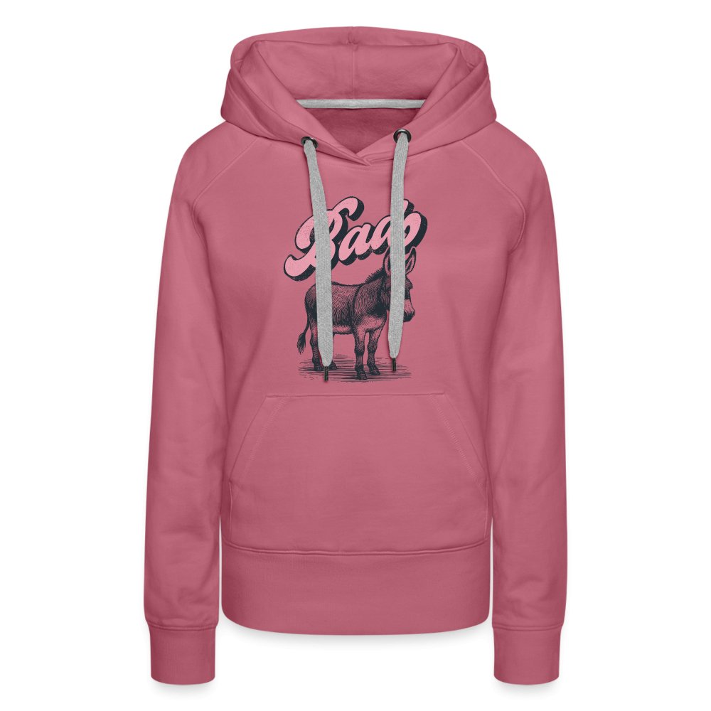 Funny Bad Ass (Donkey) Women’s Premium Hoodie - option1# - Women’s Premium Hoodie | Spreadshirt 444