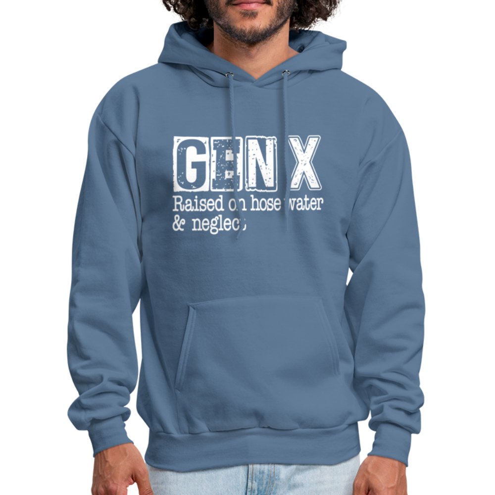 GEN X (Raised on hose water & neglect) Hoodie - option1# - Men's Hoodie | Hanes P170