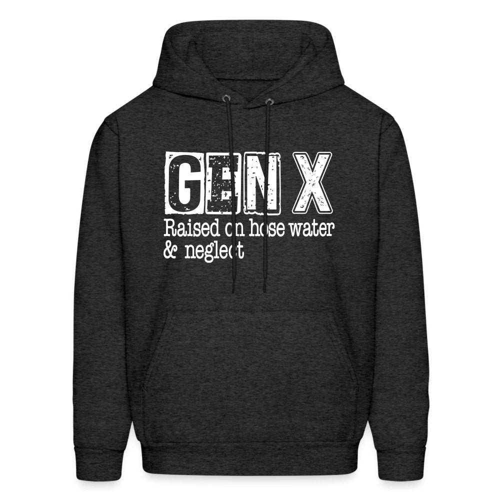 GEN X (Raised on hose water & neglect) Hoodie - option1# - Men's Hoodie | Hanes P170