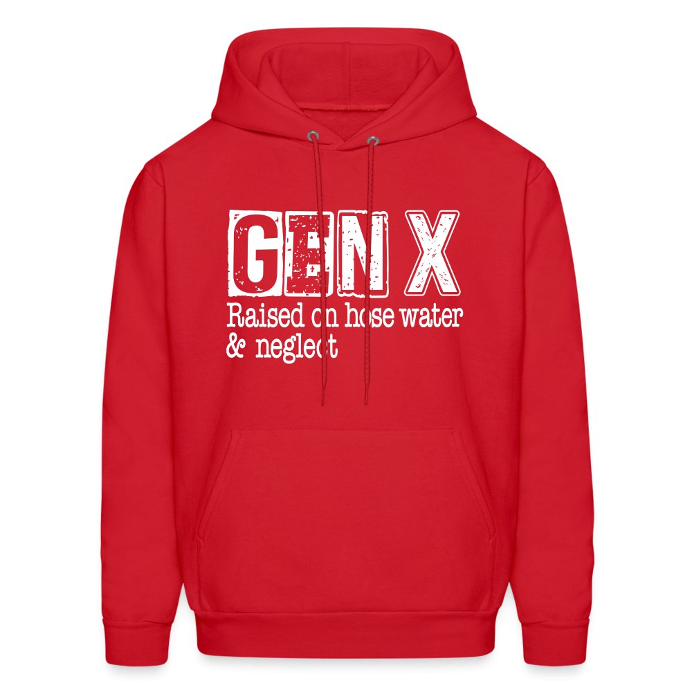 GEN X (Raised on hose water & neglect) Hoodie - option1# - Men's Hoodie | Hanes P170