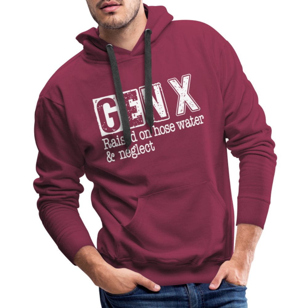 GEN X (Raised on hose water & neglect) Men’s Premium Hoodie - option1# - Men’s Premium Hoodie | Spreadshirt 20