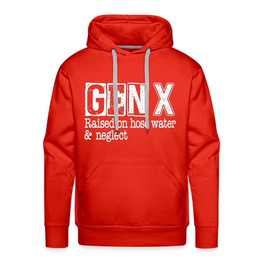 GEN X (Raised on hose water & neglect) Men’s Premium Hoodie - option1# - Men’s Premium Hoodie | Spreadshirt 20