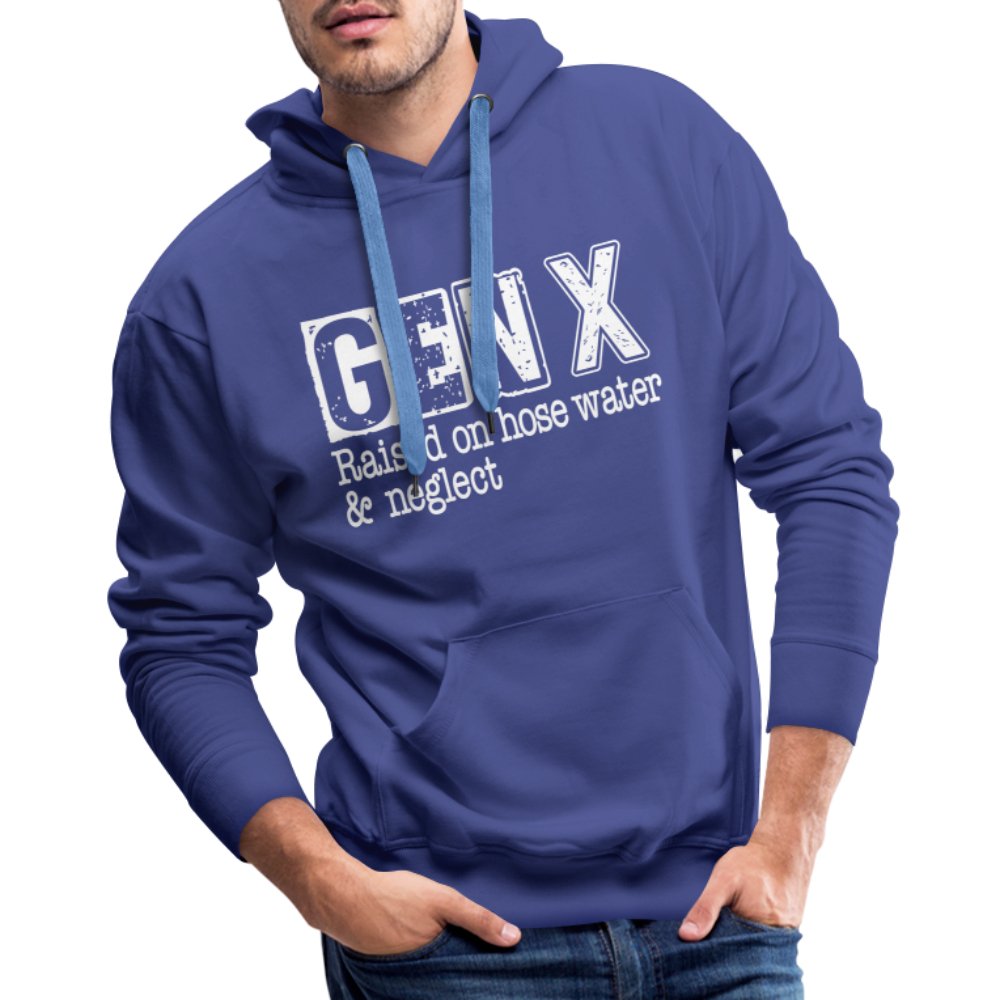 GEN X (Raised on hose water & neglect) Men’s Premium Hoodie - option1# - Men’s Premium Hoodie | Spreadshirt 20