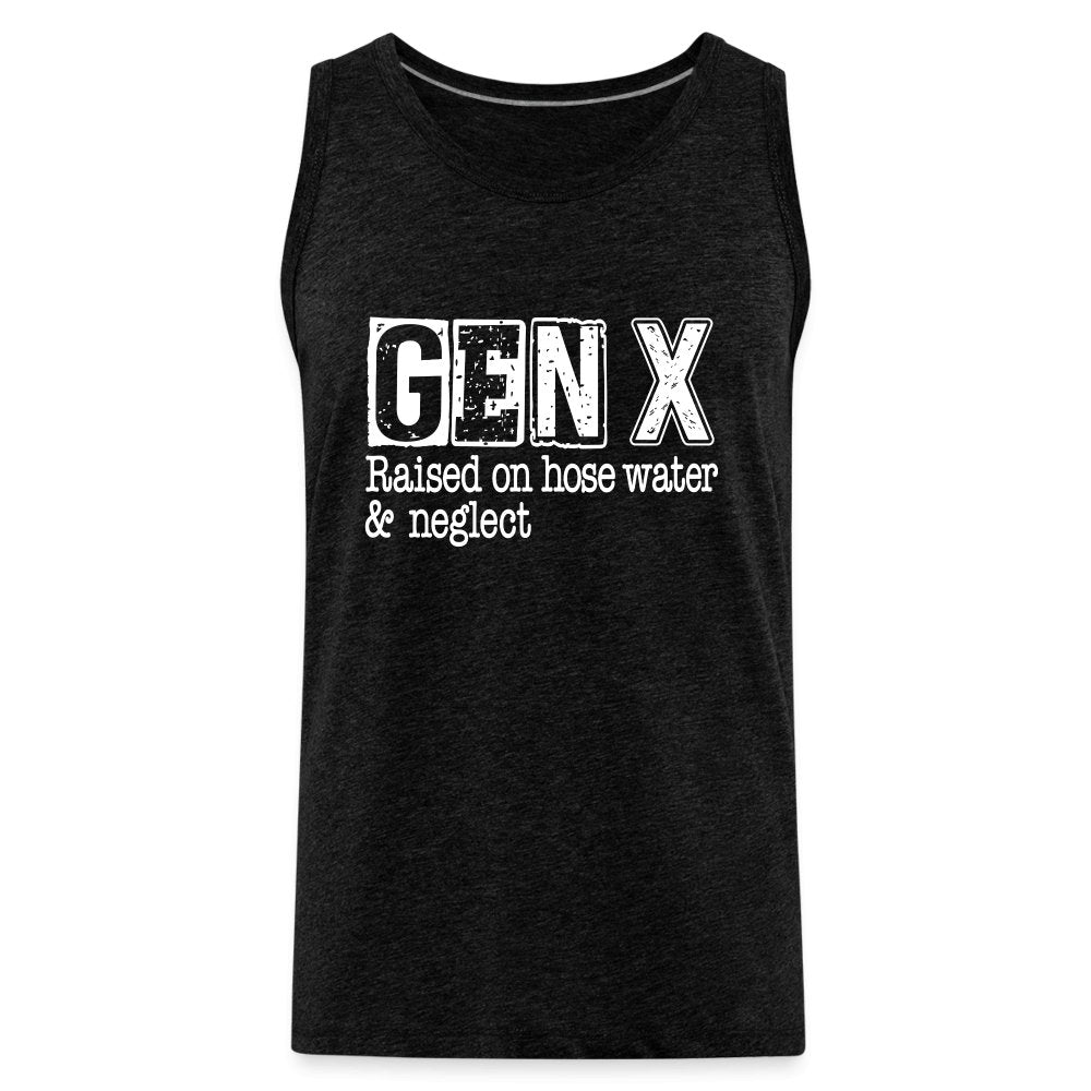 GEN X (Raised on hose water & neglect) Men’s Premium Tank Top - option1# - Men’s Premium Tank | Spreadshirt 916