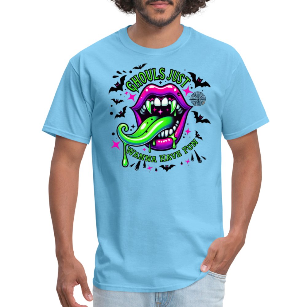 Ghouls Just Want to Have Fun T-Shirt - option1# - Unisex Classic T-Shirt | Fruit of the Loom 3930