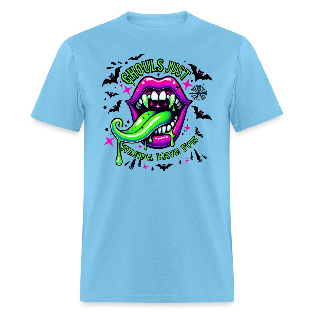 Ghouls Just Want to Have Fun T-Shirt - option1# - Unisex Classic T-Shirt | Fruit of the Loom 3930