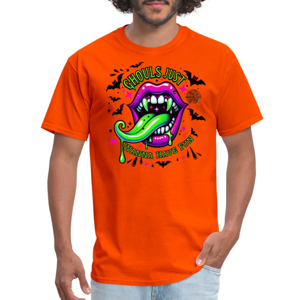 Ghouls Just Want to Have Fun T-Shirt - option1# - Unisex Classic T-Shirt | Fruit of the Loom 3930