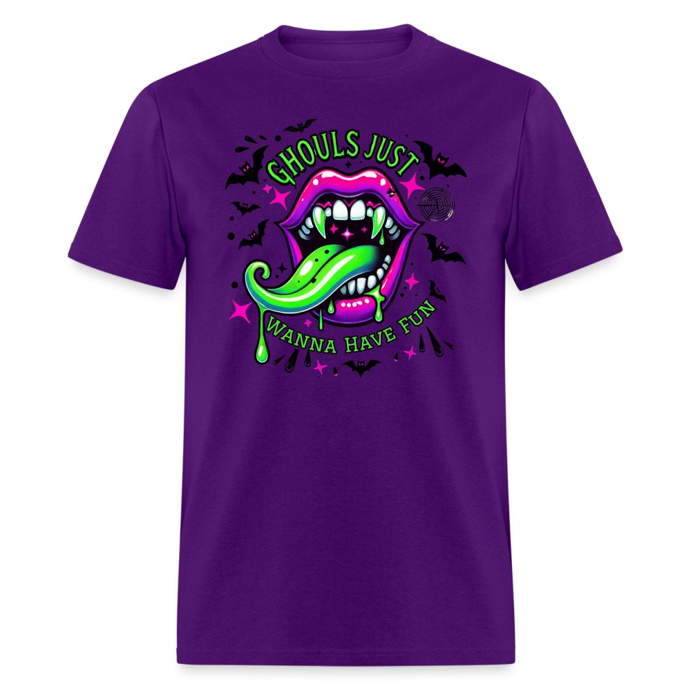 Ghouls Just Want to Have Fun T-Shirt - option1# - Unisex Classic T-Shirt | Fruit of the Loom 3930