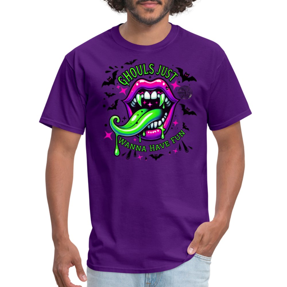 Ghouls Just Want to Have Fun T-Shirt - option1# - Unisex Classic T-Shirt | Fruit of the Loom 3930