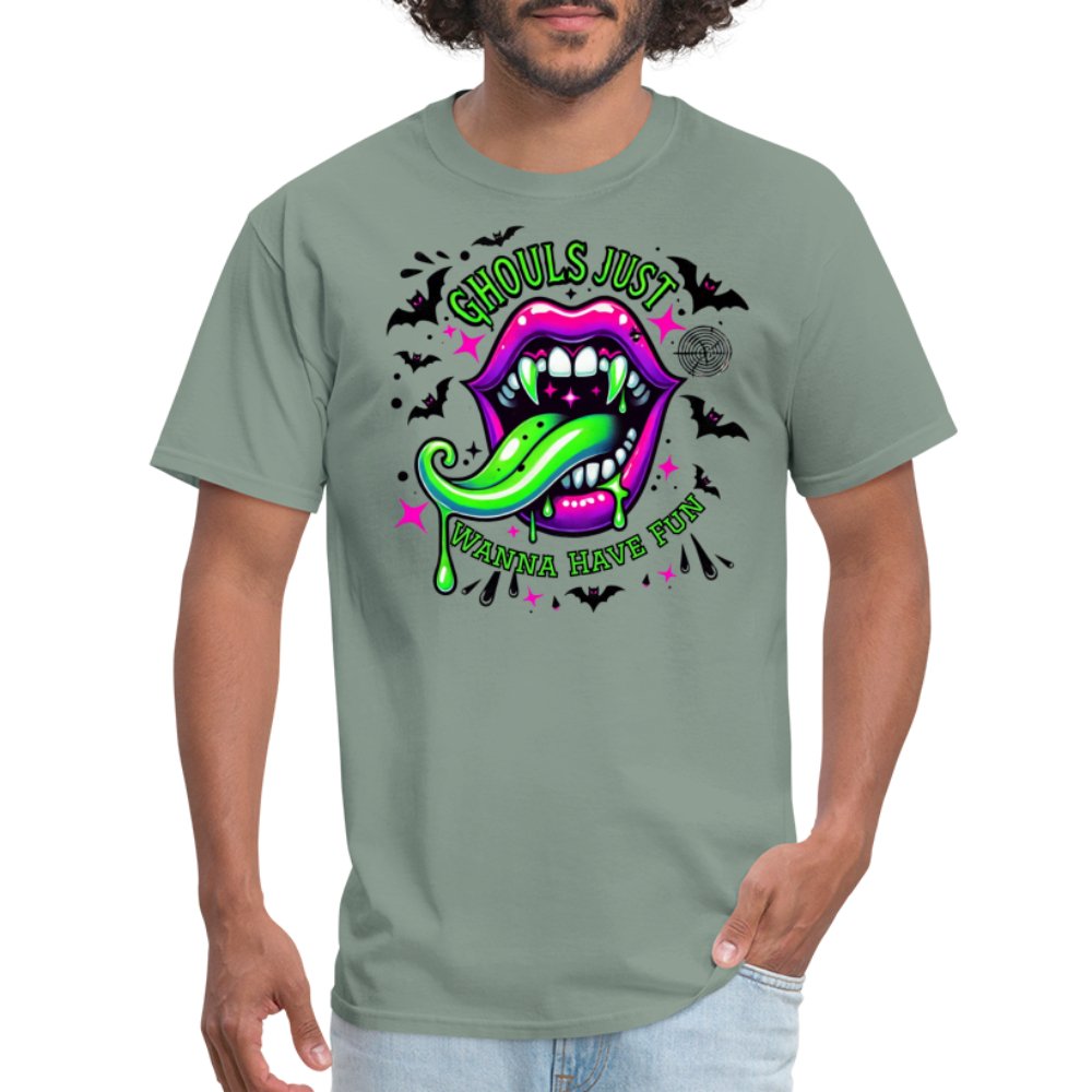 Ghouls Just Want to Have Fun T-Shirt - option1# - Unisex Classic T-Shirt | Fruit of the Loom 3930