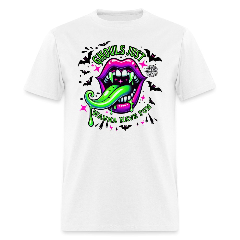 Ghouls Just Want to Have Fun T-Shirt - option1# - Unisex Classic T-Shirt | Fruit of the Loom 3930