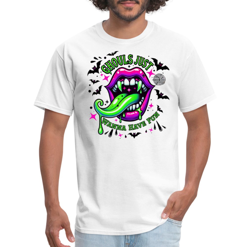 Ghouls Just Want to Have Fun T-Shirt - option1# - Unisex Classic T-Shirt | Fruit of the Loom 3930