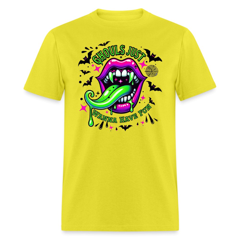 Ghouls Just Want to Have Fun T-Shirt - option1# - Unisex Classic T-Shirt | Fruit of the Loom 3930