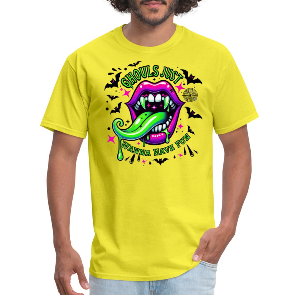 Ghouls Just Want to Have Fun T-Shirt - option1# - Unisex Classic T-Shirt | Fruit of the Loom 3930