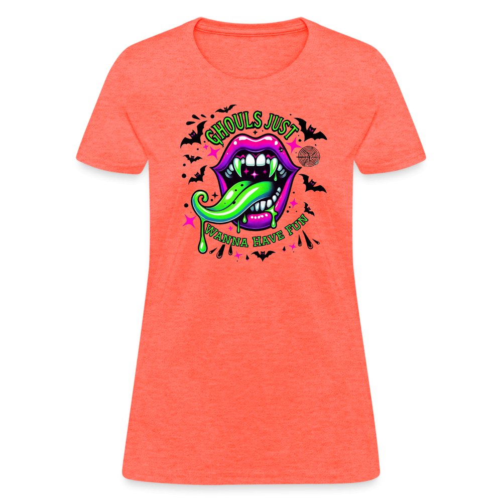 Ghouls Just Want to Have Fun Women's T-Shirt - option1# - Women's T-Shirt | Fruit of the Loom L3930R