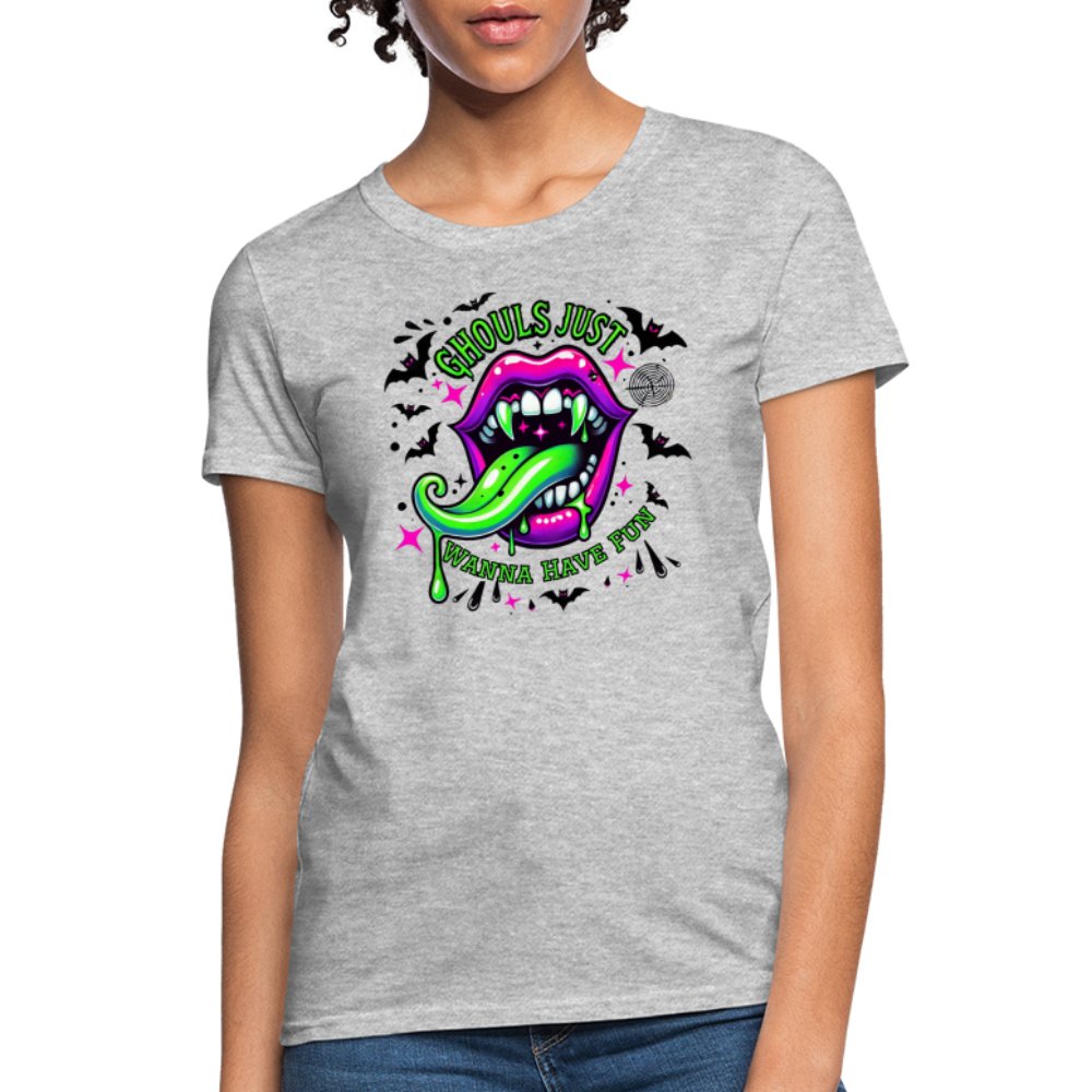 Ghouls Just Want to Have Fun Women's T-Shirt - option1# - Women's T-Shirt | Fruit of the Loom L3930R