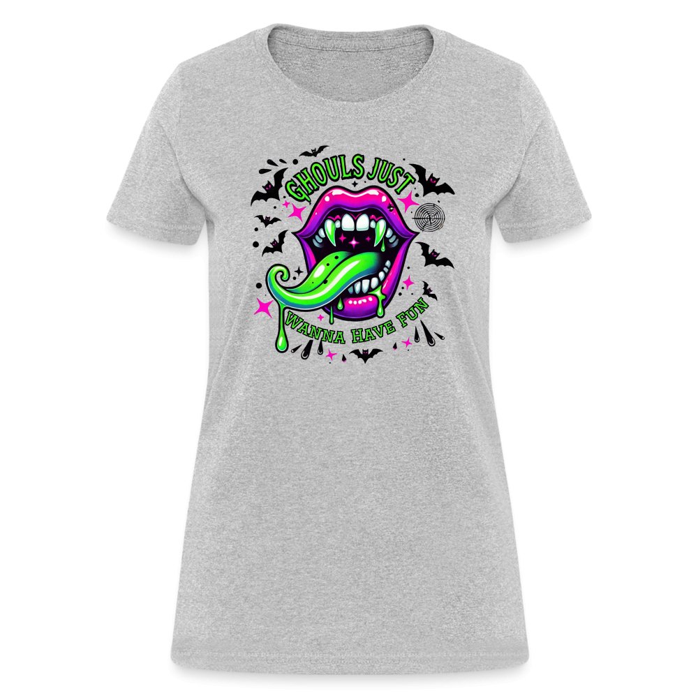 Ghouls Just Want to Have Fun Women's T-Shirt - option1# - Women's T-Shirt | Fruit of the Loom L3930R