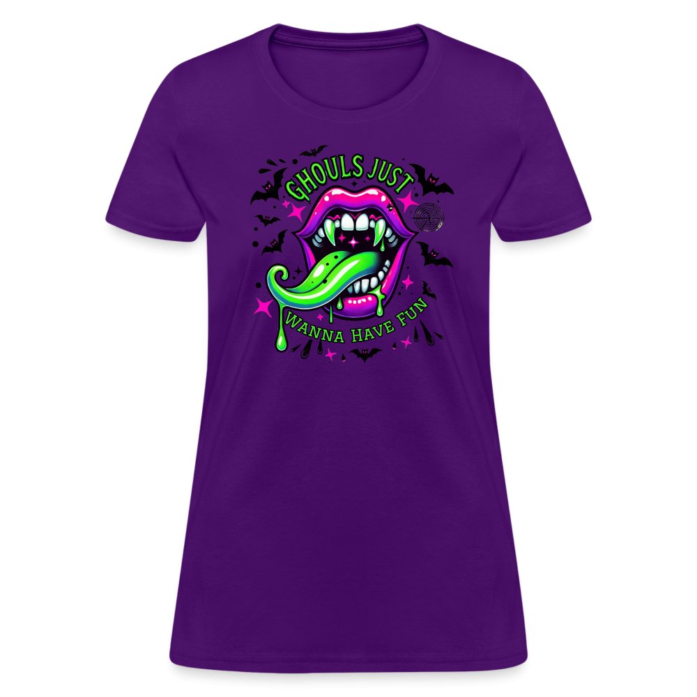 Ghouls Just Want to Have Fun Women's T-Shirt - option1# - Women's T-Shirt | Fruit of the Loom L3930R