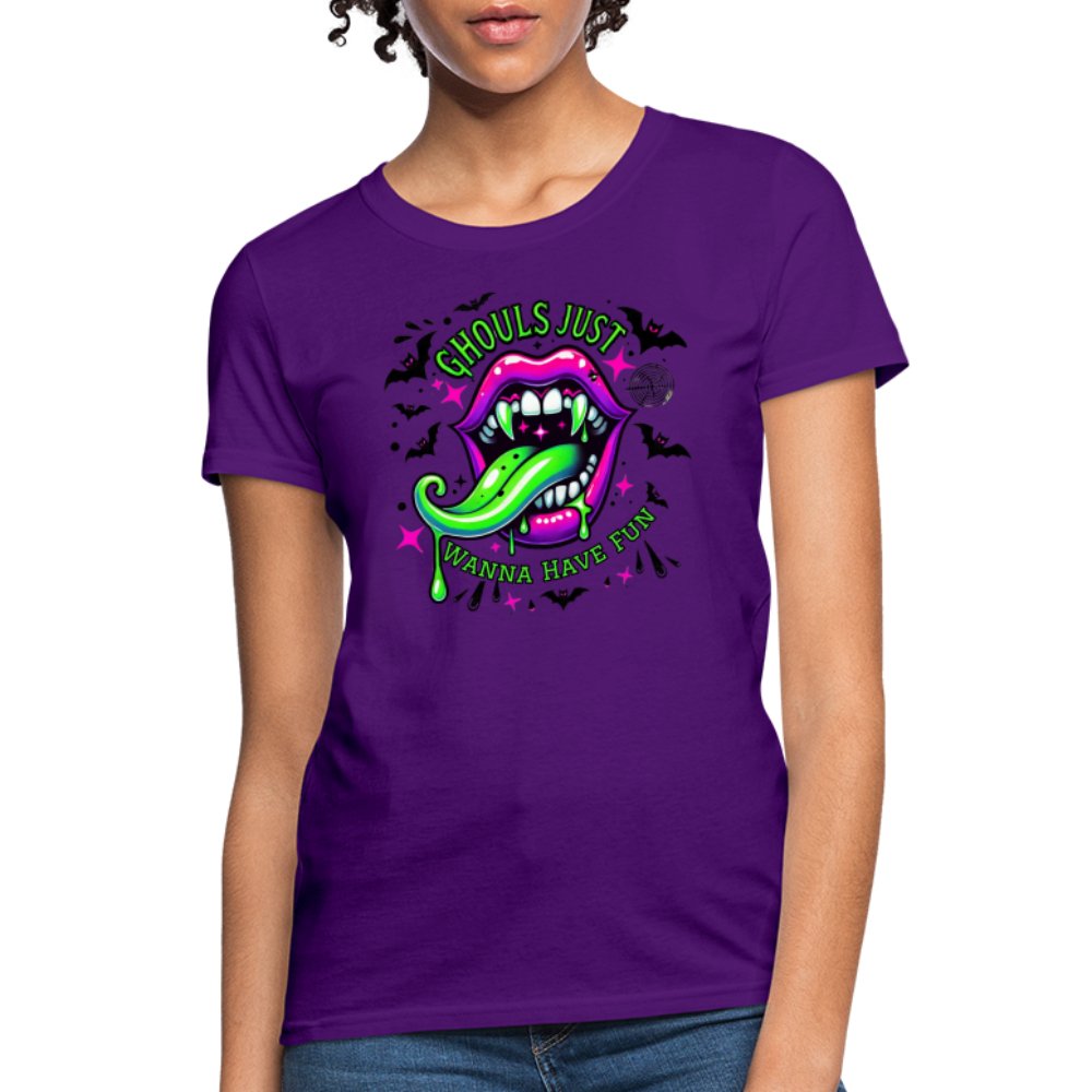 Ghouls Just Want to Have Fun Women's T-Shirt - option1# - Women's T-Shirt | Fruit of the Loom L3930R