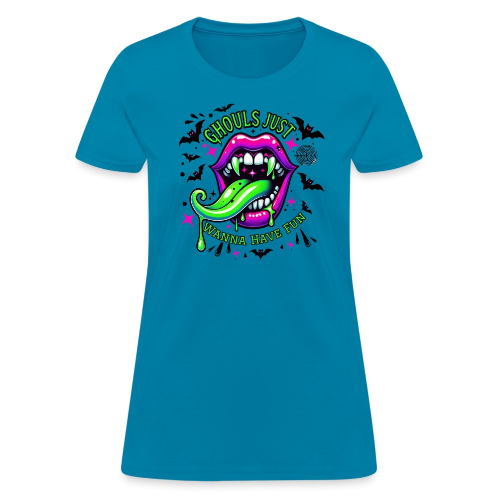 Ghouls Just Want to Have Fun Women's T-Shirt - option1# - Women's T-Shirt | Fruit of the Loom L3930R