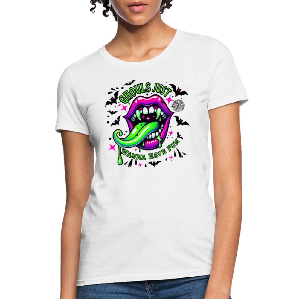 Ghouls Just Want to Have Fun Women's T-Shirt - option1# - Women's T-Shirt | Fruit of the Loom L3930R