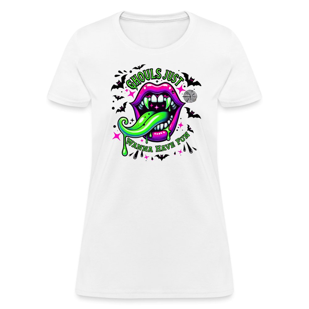 Ghouls Just Want to Have Fun Women's T-Shirt - option1# - Women's T-Shirt | Fruit of the Loom L3930R