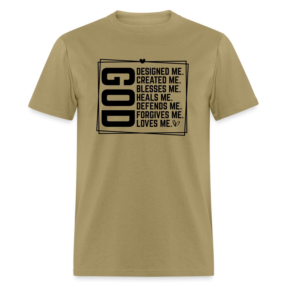 GOD Designed Me T-Shirt - khaki