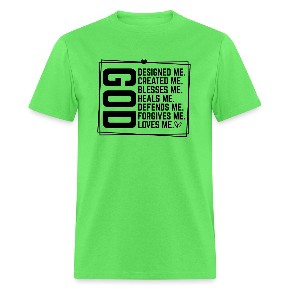 GOD Designed Me T-Shirt - kiwi